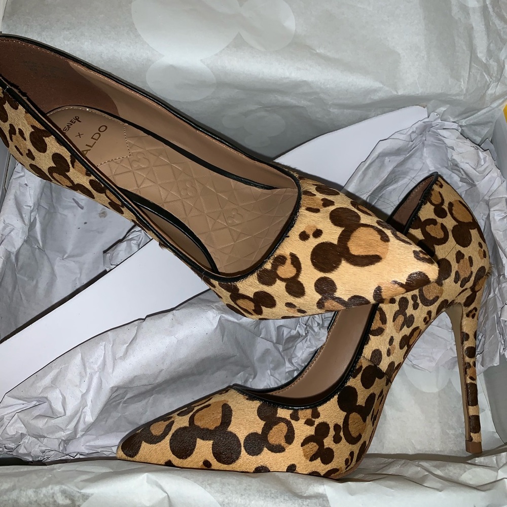 Aldo x Disney Leopard Pumps - Size 6